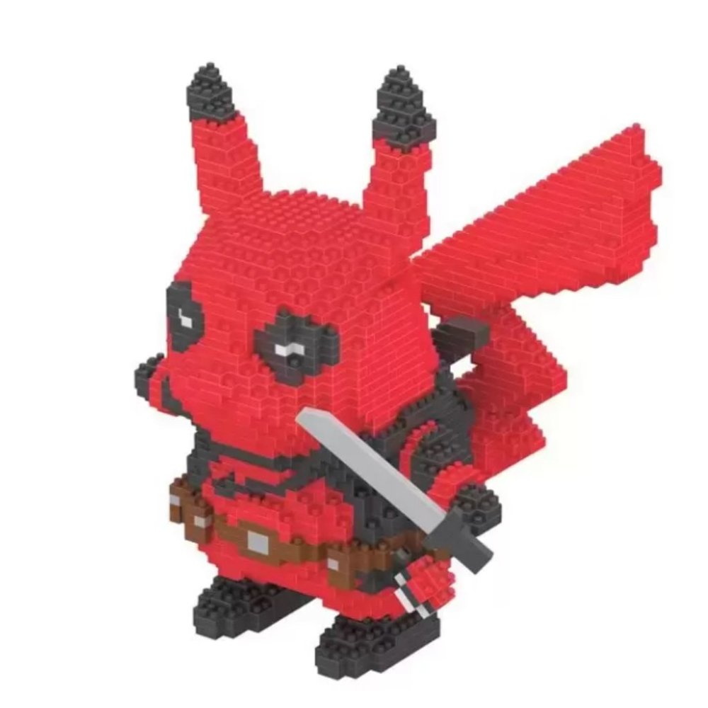 Micro Brick 7079A - Deadpool Pikachu - 1500+ pcs